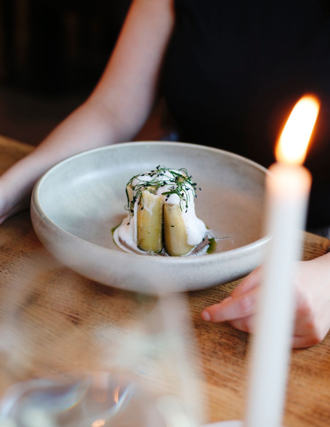 Elegant multi-course dinner served at Brasserie Ambassade in Amsterdam