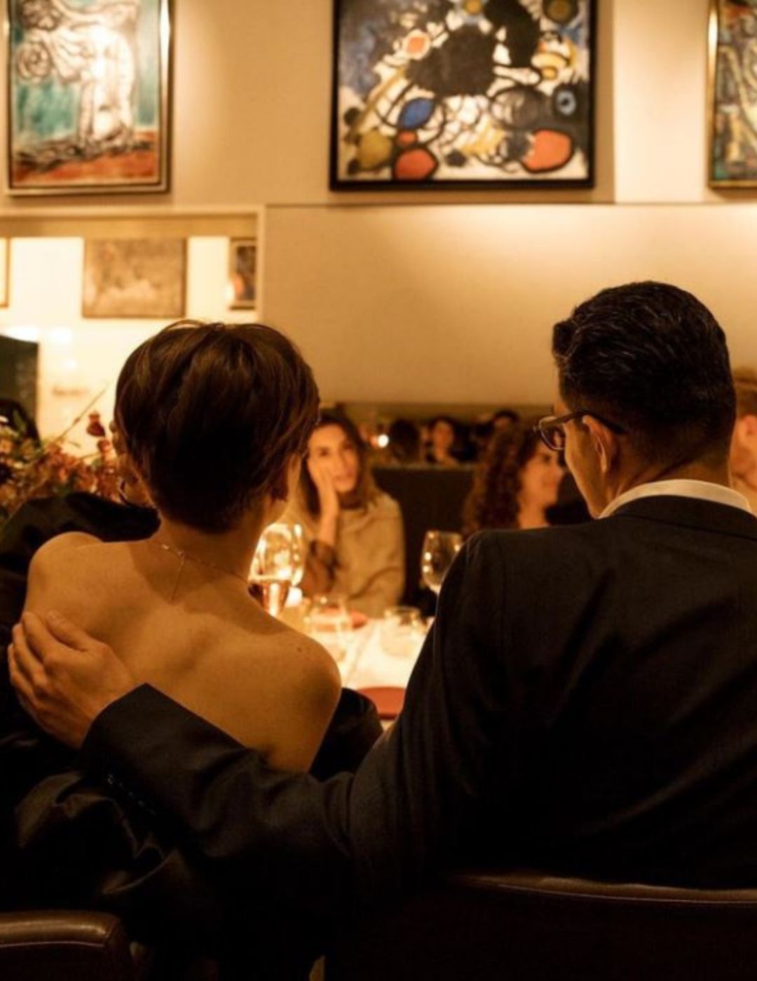  Cosy evening atmosphere at Brasserie Ambassade in Amsterdam