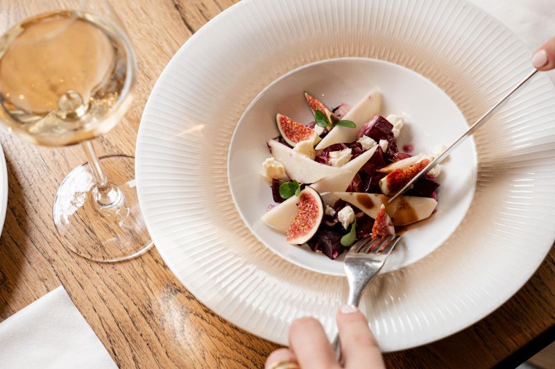 vijgen salade brasserie ambassade amsterdam